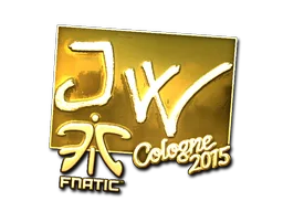 Sticker | JW (Gold) | Cologne 2015