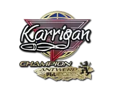 Sticker | karrigan (Champion) | Antwerp 2022