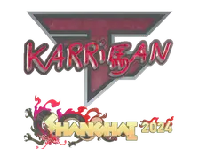 Sticker | karrigan (Glitter) | Shanghai 2024