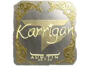Sticker | karrigan (Gold) | Austin 2025