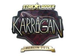 Sticker | karrigan (Gold) | Berlin 2019