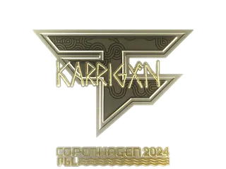 Sticker | karrigan (Gold) | Copenhagen 2024