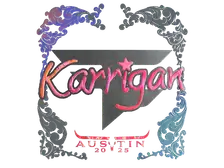 Sticker | karrigan (Holo) | Austin 2025