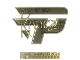 Sticker | kauez (Gold) | Copenhagen 2024