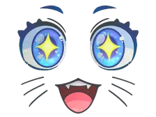 Sticker | Kawaii Eyes (Glitter)