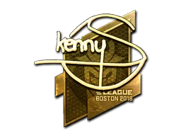 Sticker | kennyS (Gold) | Boston 2018