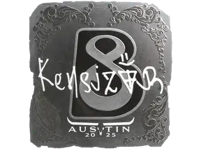 Sticker | kensizor (Foil) | Austin 2025