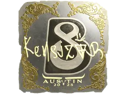 Sticker | kensizor (Gold) | Austin 2025