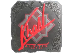 Sticker | khaN (Foil) | Austin 2025