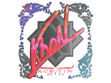 Sticker | khaN (Holo) | Austin 2025