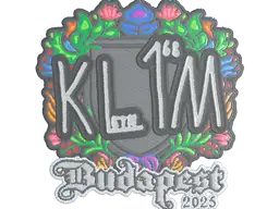 Sticker | kl1m (Embroidered) | Budapest 2025
