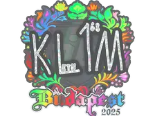 Sticker | kl1m (Holo) | Budapest 2025