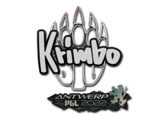 Sticker | Krimbo | Antwerp 2022
