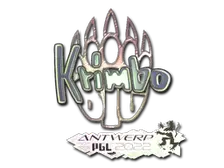 Sticker | Krimbo (Holo) | Antwerp 2022