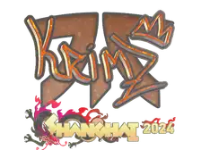 Sticker | KRIMZ (Glitter) | Shanghai 2024
