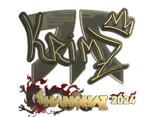 Sticker | KRIMZ (Gold) | Shanghai 2024