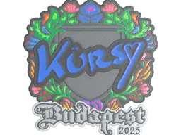 Sticker | Kursy (Embroidered) | Budapest 2025