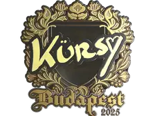 Sticker | Kursy (Gold) | Budapest 2025
