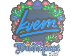Sticker | Kvem (Embroidered) | Budapest 2025
