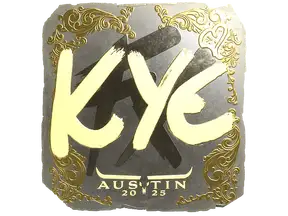 Sticker | kye (Gold) | Austin 2025