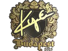 Sticker | kye (Gold) | Budapest 2025