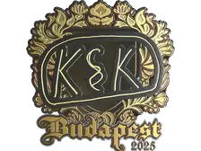 Sticker | kyousuke (Gold) | Budapest 2025