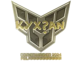 Sticker | kyxsan (Gold) | Copenhagen 2024
