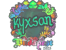 Sticker | kyxsan (Holo) | Budapest 2025