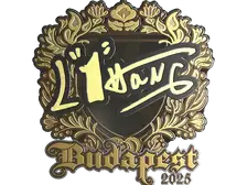 Sticker | L1haNg (Gold) | Budapest 2025