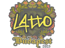 Sticker | latto | Budapest 2025