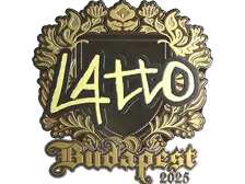 Sticker | latto (Gold) | Budapest 2025