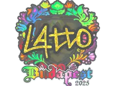 Sticker | latto (Holo) | Budapest 2025