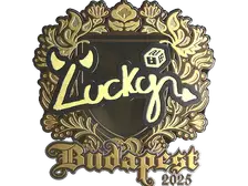 Sticker | Lucky (Gold) | Budapest 2025