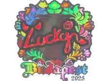 Sticker | Lucky (Holo) | Budapest 2025