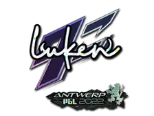 Sticker | luken (Glitter) | Antwerp 2022