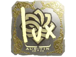 Sticker | lux (Gold) | Austin 2025
