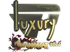 Sticker | lux (Gold) | Shanghai 2024