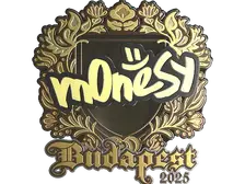 Sticker | m0NESY (Gold) | Budapest 2025