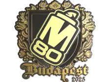 Sticker | M80 (Gold) | Budapest 2025