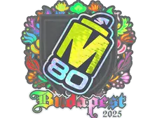 Sticker | M80 (Holo) | Budapest 2025