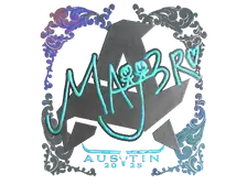 Sticker | MAJ3R (Holo) | Austin 2025