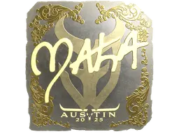 Sticker | Maka (Gold) | Austin 2025