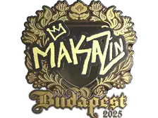 Sticker | Maka (Gold) | Budapest 2025