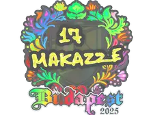 Sticker | makazze (Holo) | Budapest 2025