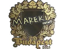 Sticker | Marek (Gold) | Budapest 2025