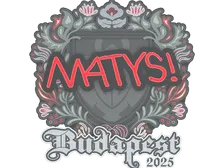 Sticker | MATYS | Budapest 2025