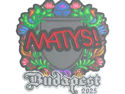 Sticker | MATYS (Embroidered) | Budapest 2025