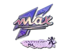 Sticker | max (Holo) | Antwerp 2022