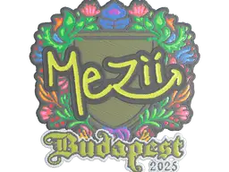 Sticker | mezii (Embroidered) | Budapest 2025