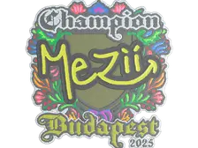 Sticker | mezii (Embroidered, Champion) | Budapest 2025